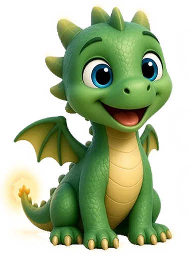 Lumi, the app's friendly mascot, smiling